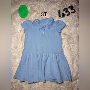 The Children's Place Light Blue Polo Dress